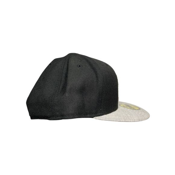 NY Yankees MLB New Era 59FIFTY Team Apparel 7 3/4 Fitted Hat Black NEW - Picture 5 of 7